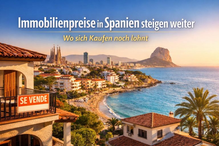 Immobilienpreise in Spanien steigen weiter – wo sich Kaufen noch lohnt