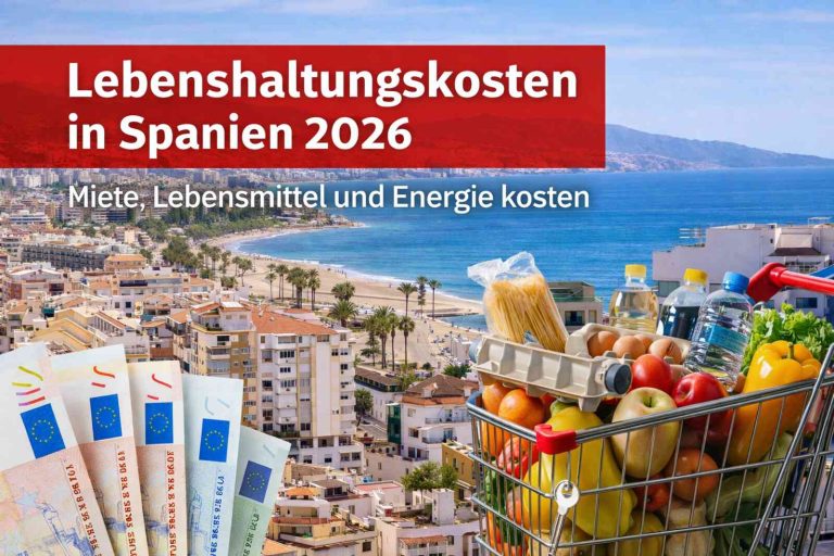 Lebenshaltungskosten in Spanien 2026