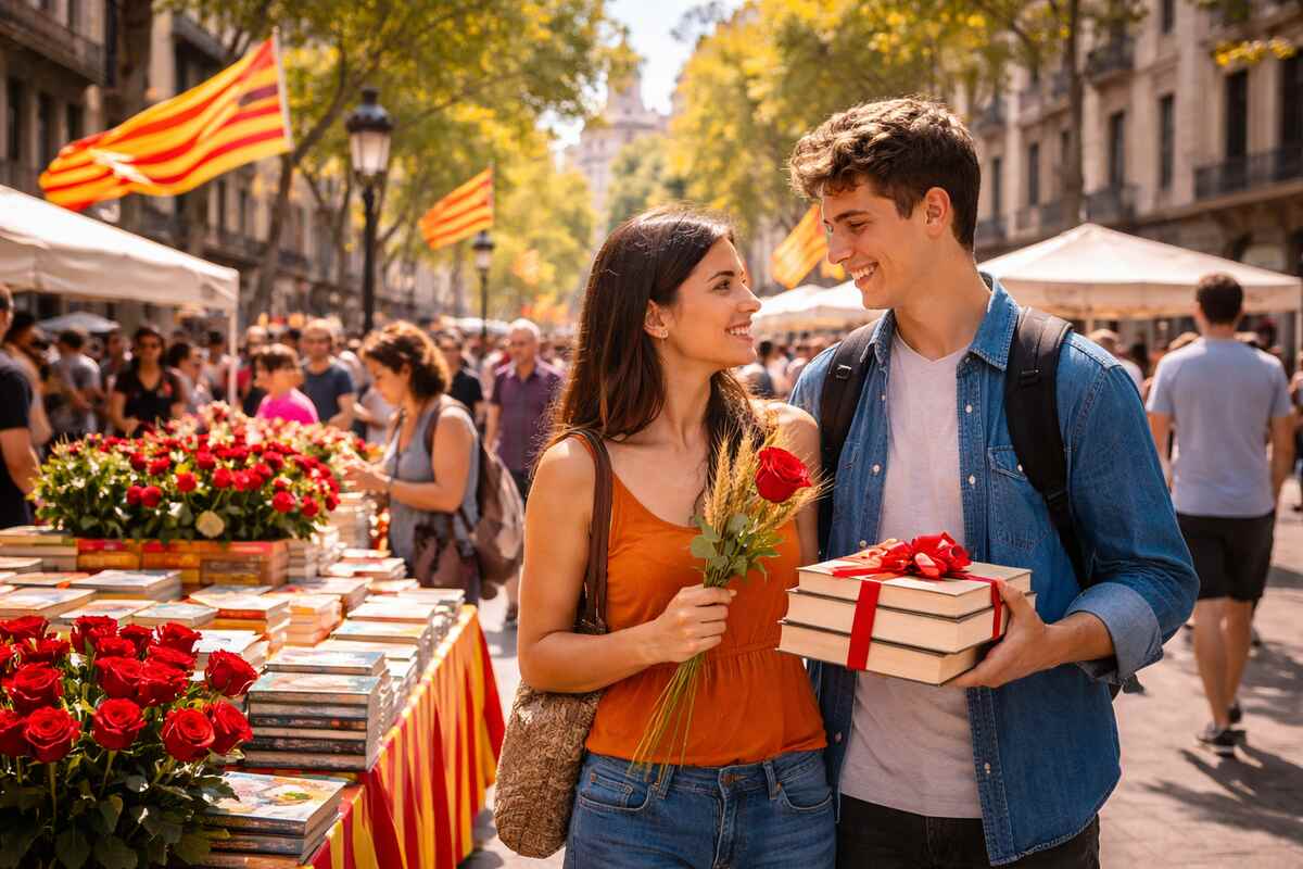 Sant Jordi in Barcelona