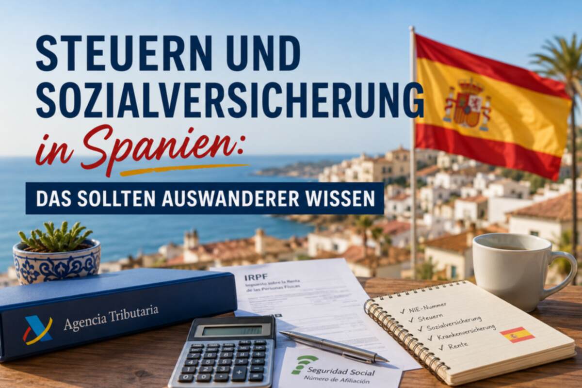 Steuern und Sozialversicherung in Spanien: Das sollten Auswanderer wissen
