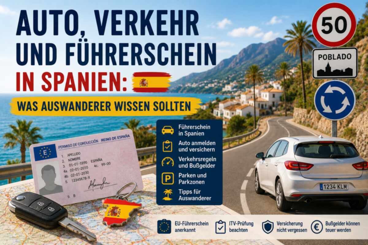 Auto, Verkehr und Führerschein in Spanien: Was Auswanderer wissen sollten – Spanien