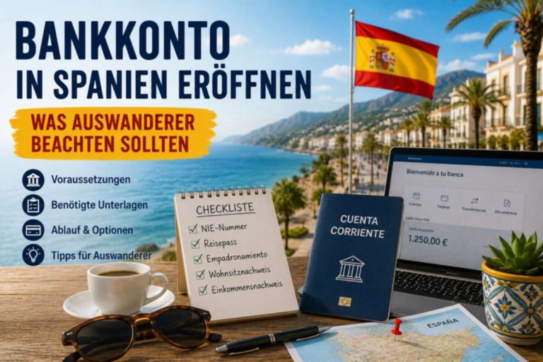 Bankkonto in Spanien eröffnen: Was Auswanderer beachten sollten