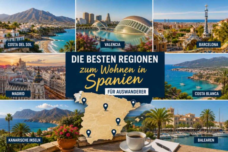 Die besten Regionen zum Wohnen in Spanien für Auswanderer