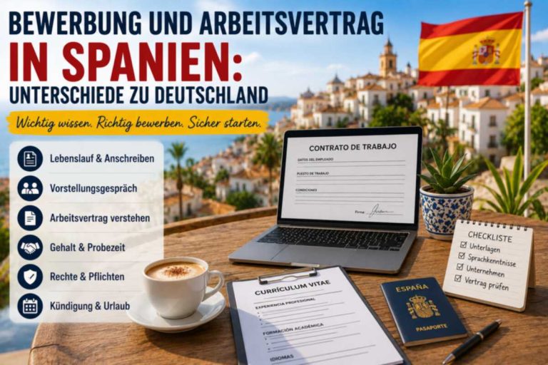 Bewerbung und Arbeitsvertrag in Spanien: Unterschiede zu Deutschland