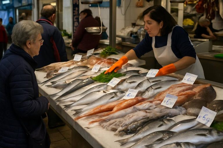 Fischpreise in Galicien: Markt vs. Supermarkt im Mai: Was sich beim Essen in Spanien verändert