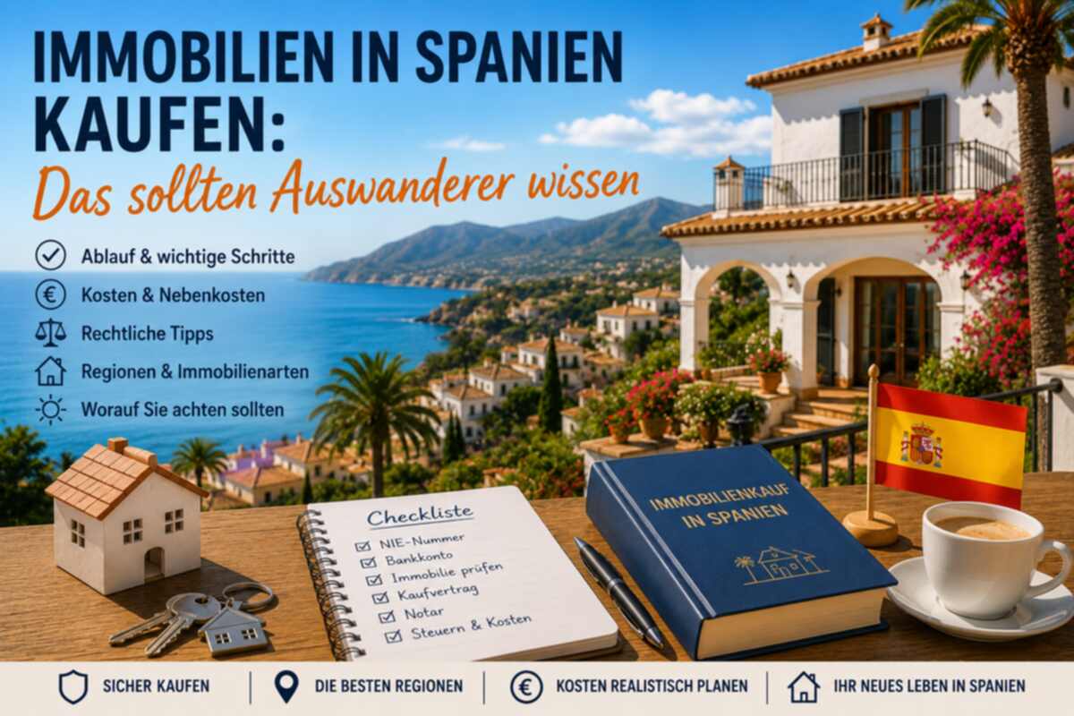 Immobilien in Spanien kaufen: Das sollten Auswanderer wissen