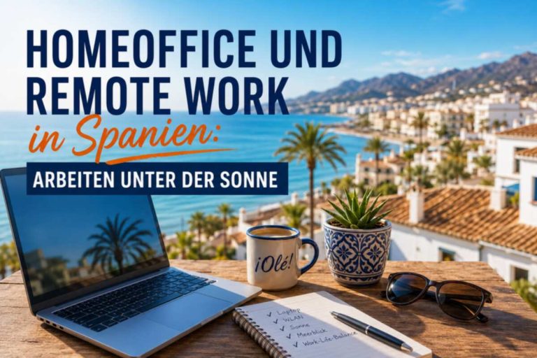 Homeoffice und Remote Work in Spanien: Arbeiten unter der Sonne