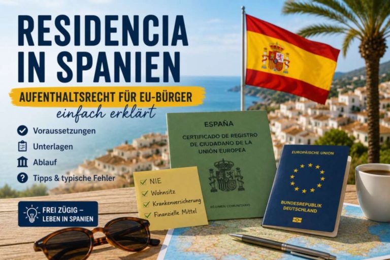 Residencia in Spanien: Aufenthaltsrecht für EU-Bürger einfach erklärt