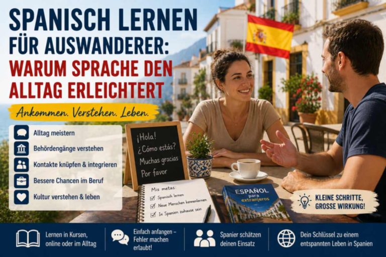 Spanisch lernen für Auswanderer: Warum Sprache den Alltag erleichtert