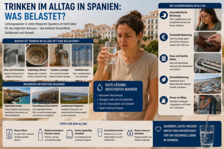 Trinken im Alltag: Was im Alltag in Spanien belastet