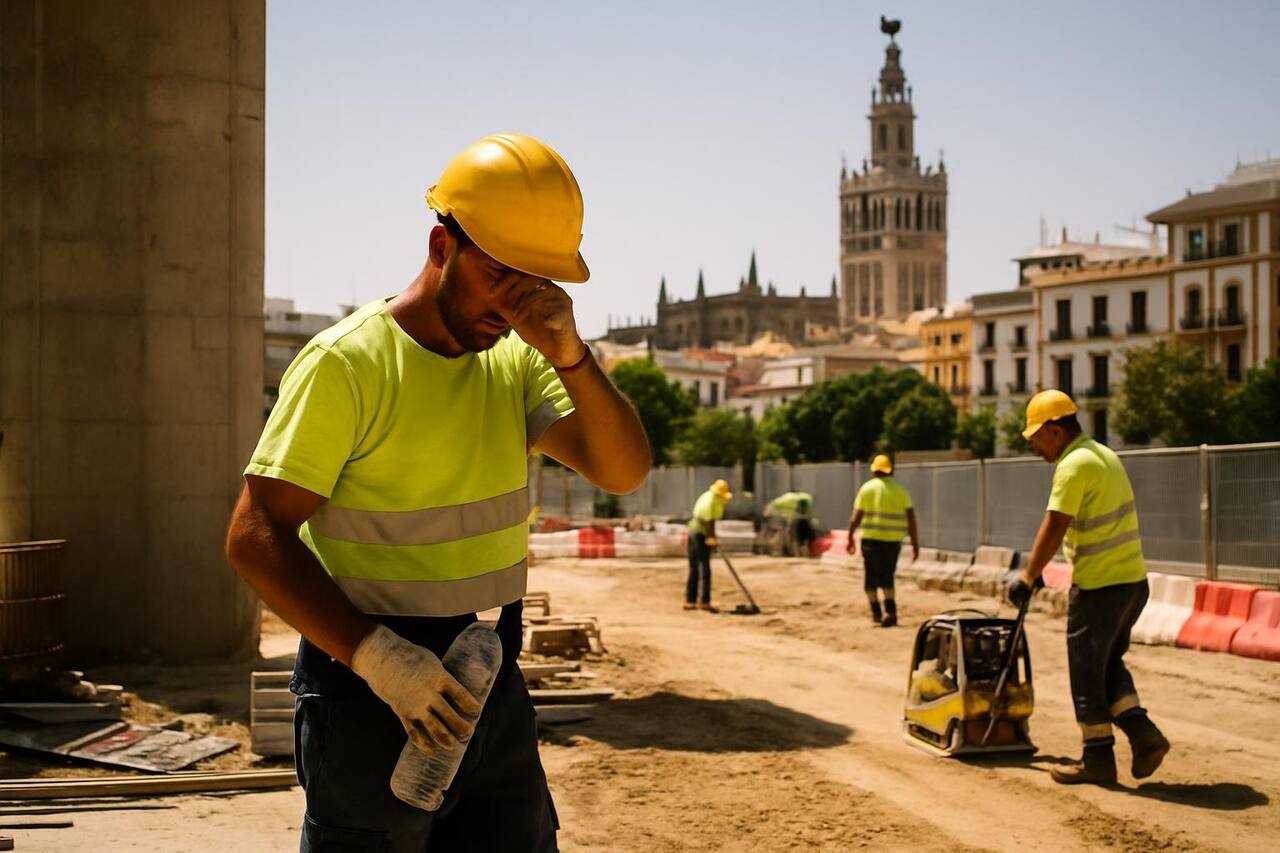 Warum Sommerhitze in Sevilla: Arbeitszeiten im Baugewerbe angepasst in Spanien gerade zum Problem wird