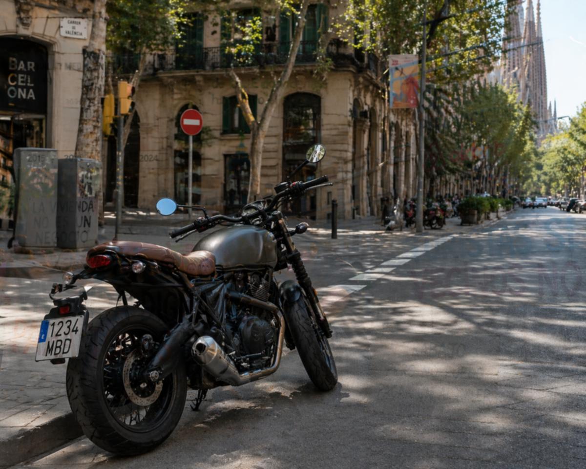 Drei Motorradunfälle in Málaga während des Feiertagswochenendes – Verkehr (Motorrad Parken)