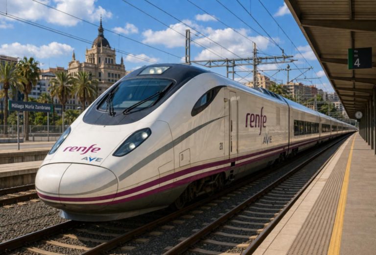 Technischer Defekt führt zu Zugausfall in Málaga