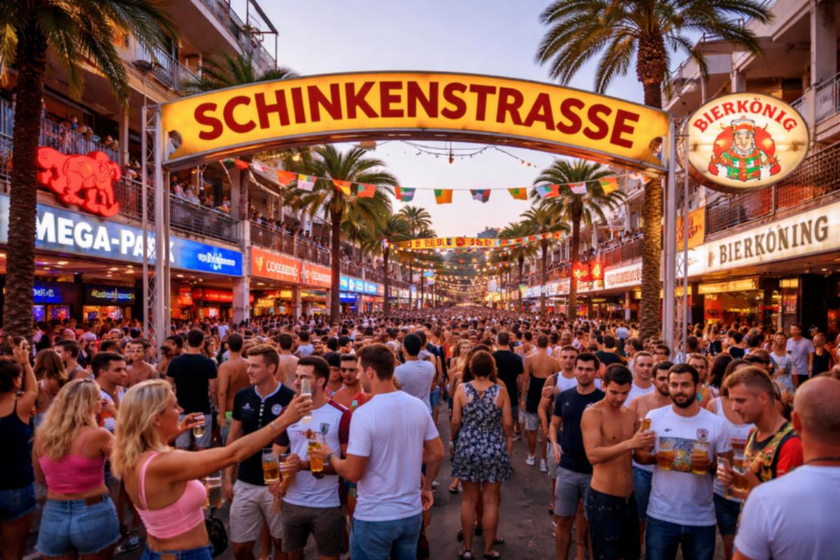 Britische Touristin erhält Bewährungsstrafe nach Angriff auf Polizisten auf Mallorca (Schinkenstrasse)