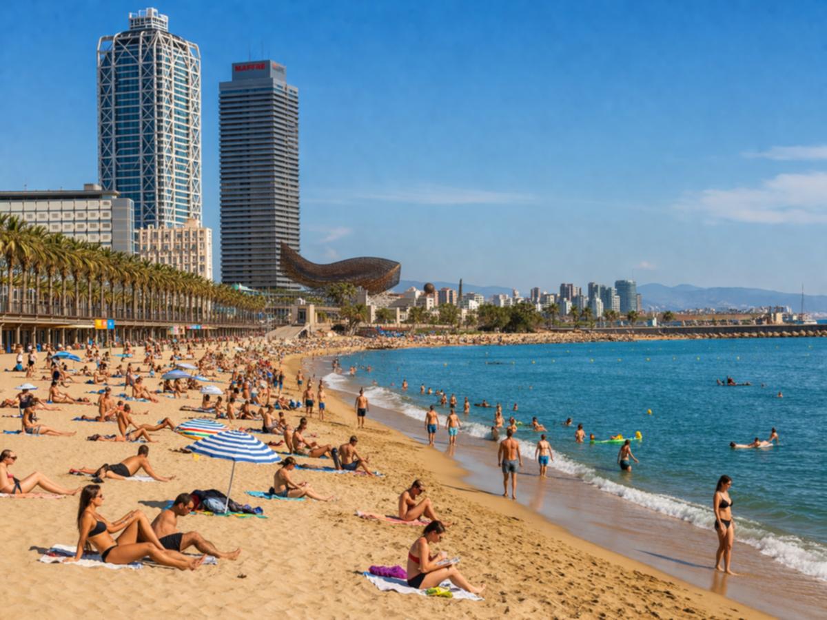 Spanische Strände verschwinden schneller als erwartet in Barcelona (Strand)