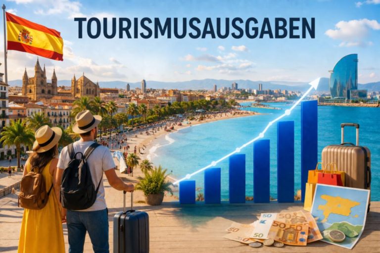 Zunahme der Reisebuchungen nach Spanien für Frühjahr und Sommer 2024