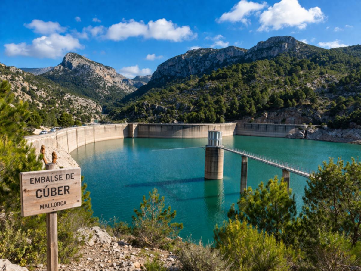 Wasserspeicher auf Mallorca über 70 Prozent gefüllt auf Mallorca (Wasserspeicher)